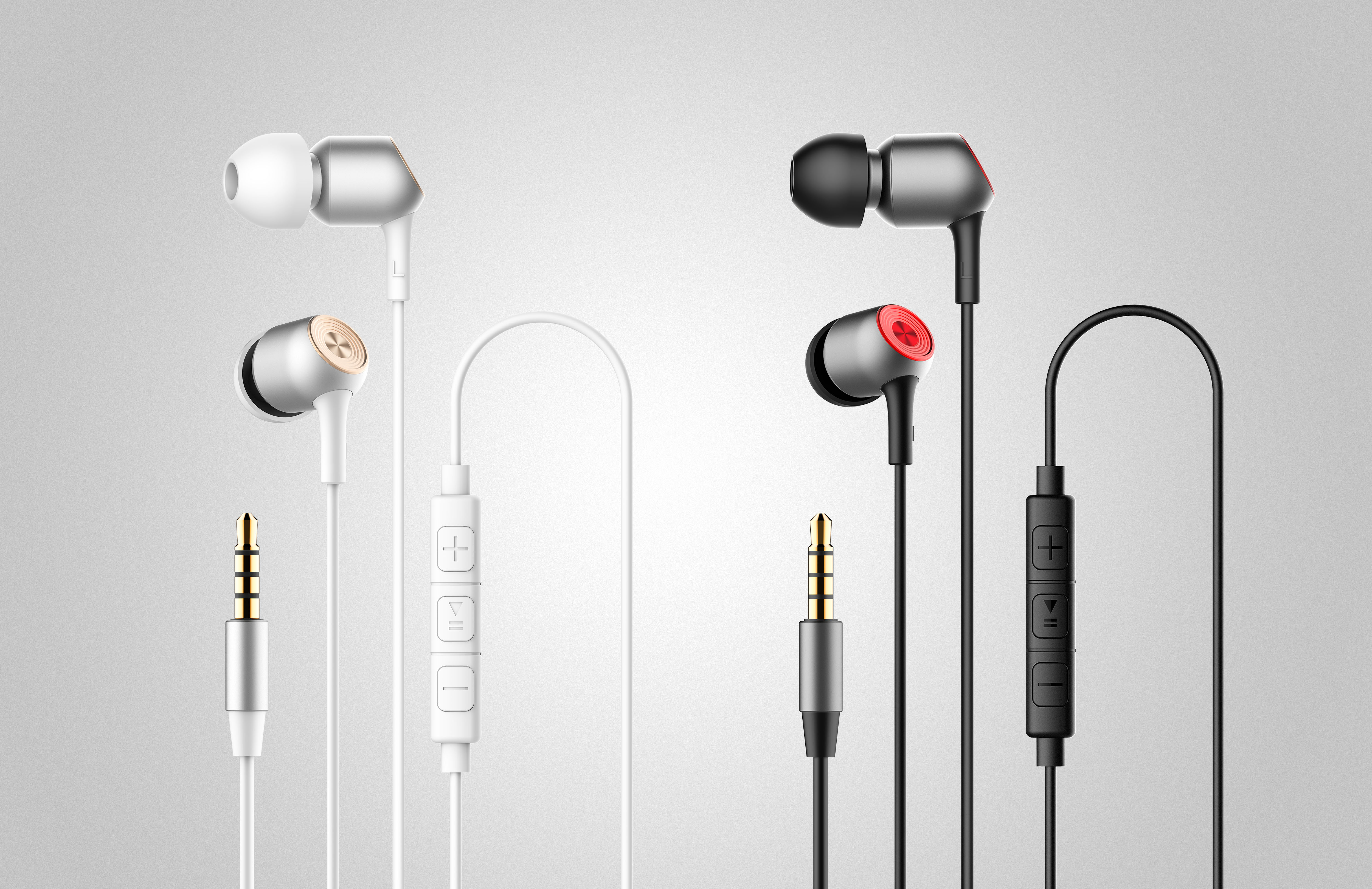 Wired metal earphone，