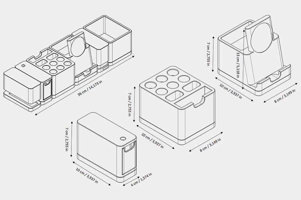 Re：ease，Office Supplies，Desktop storage tool，originality，