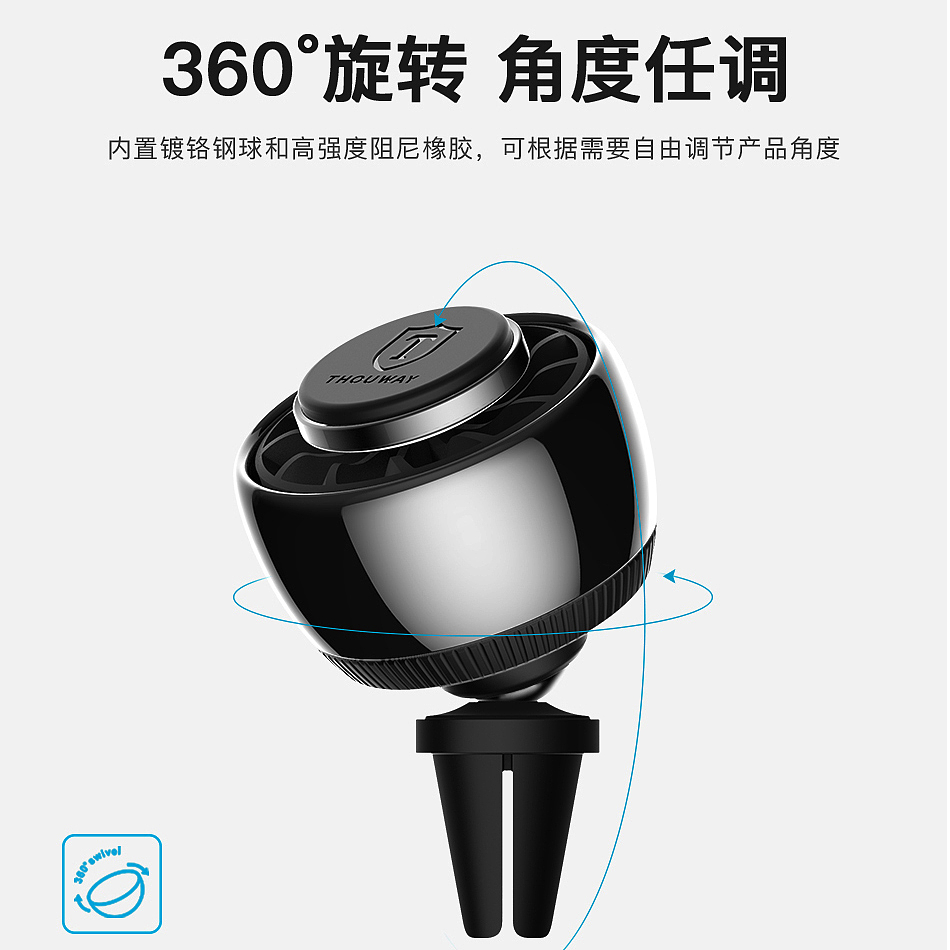 Outlet perfume，Mobile phone holder，Vehicle fragrance，