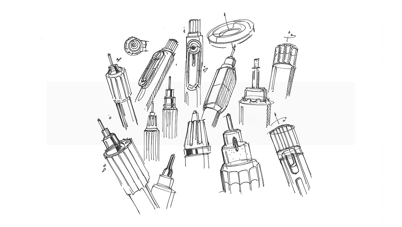 industrial design，pen，Render，