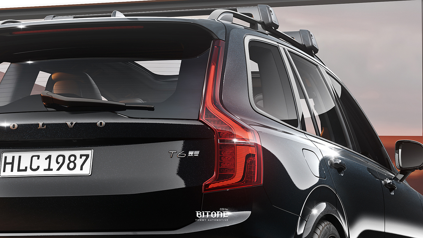 Tommy Huang，XC90，Volvo，cgi，volvo，automobile，