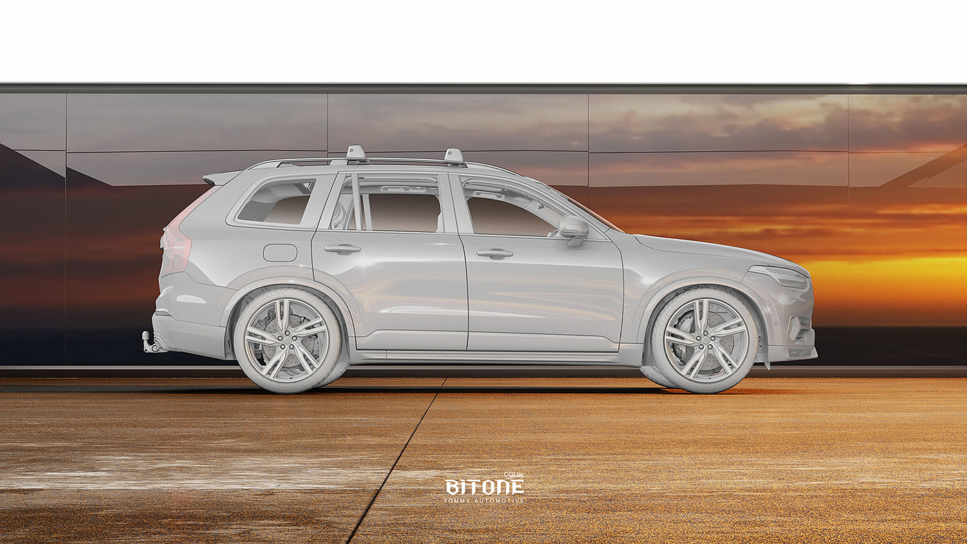 Tommy Huang，XC90，Volvo，cgi，volvo，automobile，