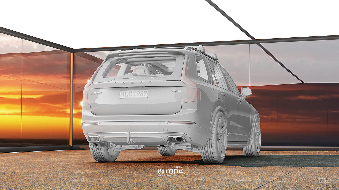 Tommy Huang，XC90，Volvo，cgi，volvo，automobile，