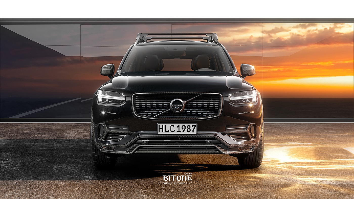 Tommy Huang，XC90，Volvo，cgi，volvo，automobile，