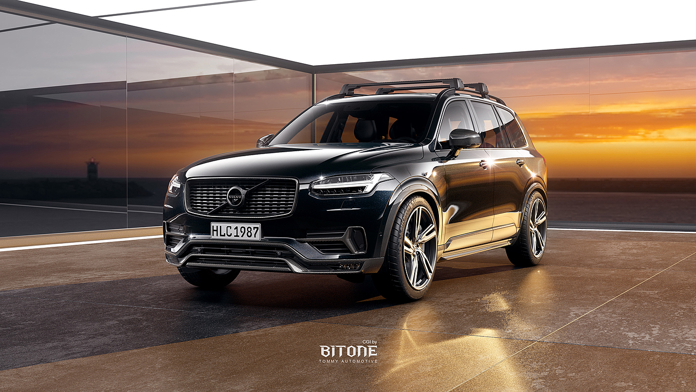 Tommy Huang，XC90，Volvo，cgi，volvo，automobile，