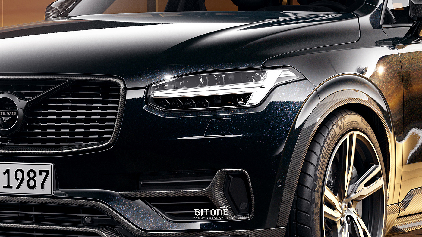 Tommy Huang，XC90，Volvo，cgi，volvo，automobile，