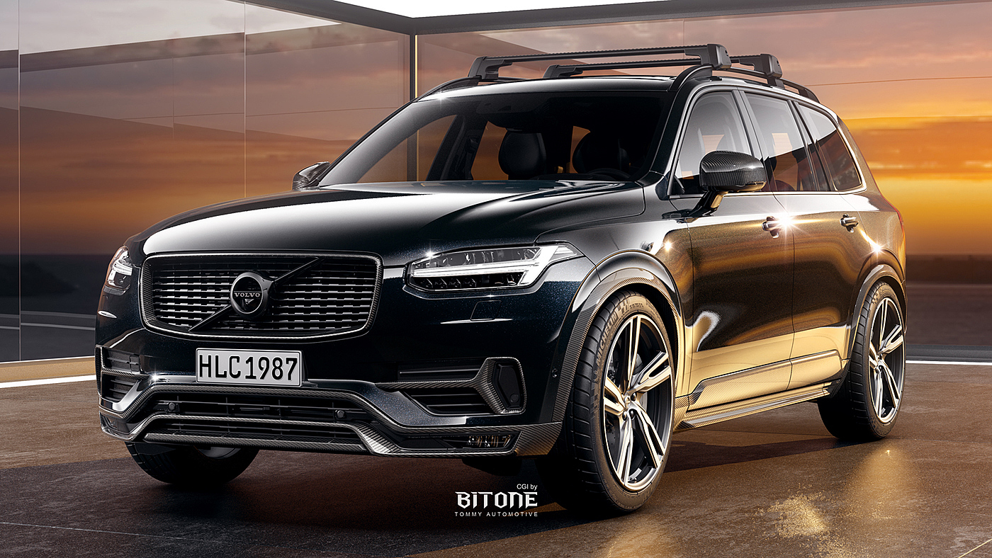 Tommy Huang，XC90，Volvo，cgi，volvo，automobile，