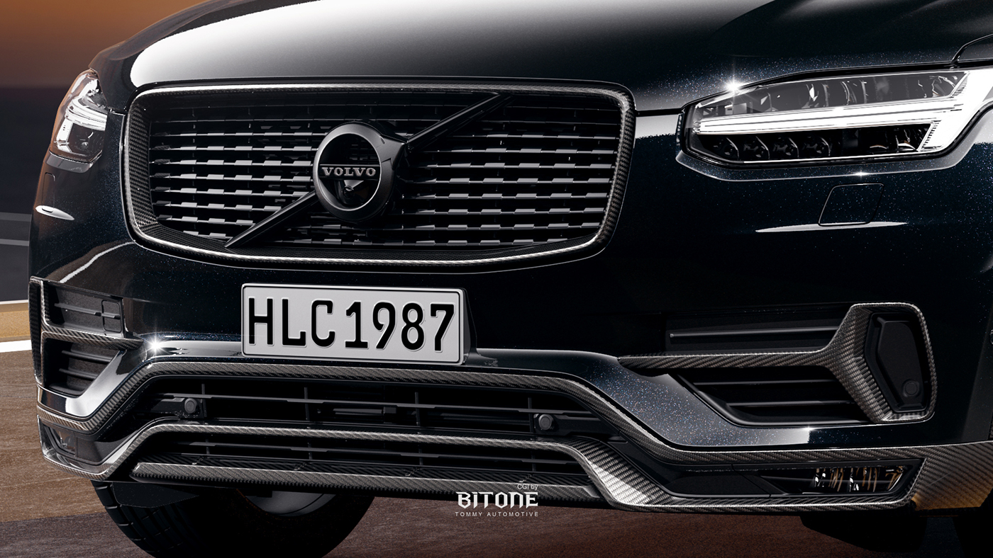 Tommy Huang，XC90，Volvo，cgi，volvo，automobile，