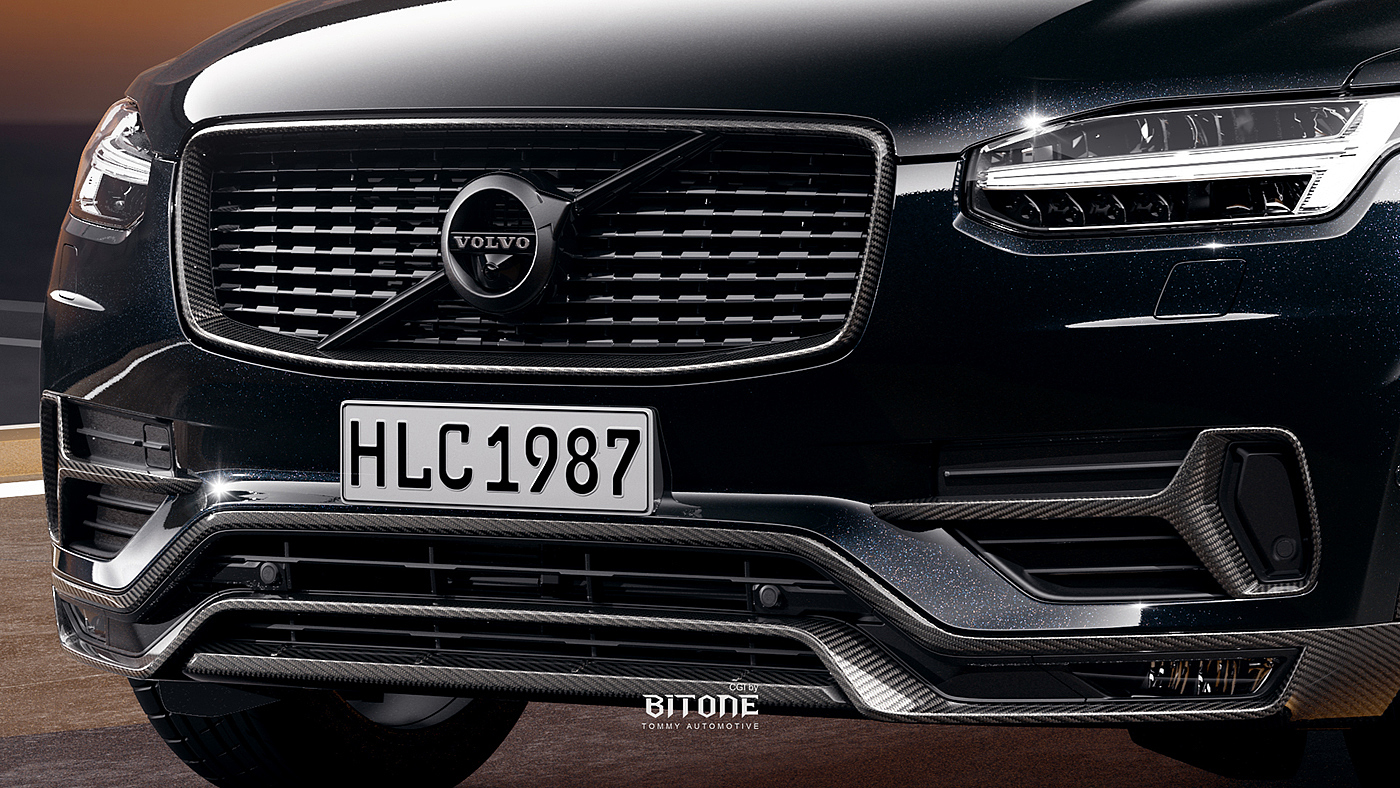 Tommy Huang，XC90，Volvo，cgi，volvo，automobile，