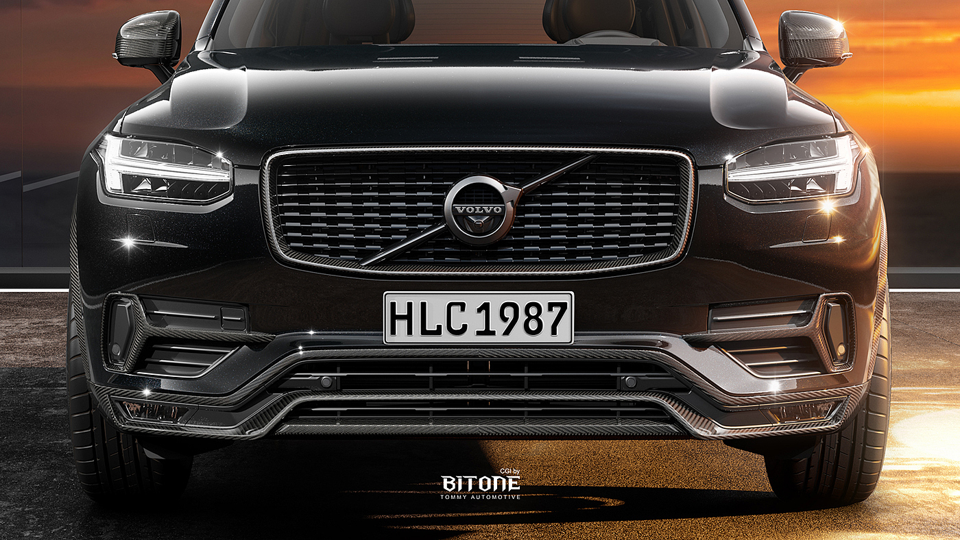 Tommy Huang，XC90，Volvo，cgi，volvo，automobile，