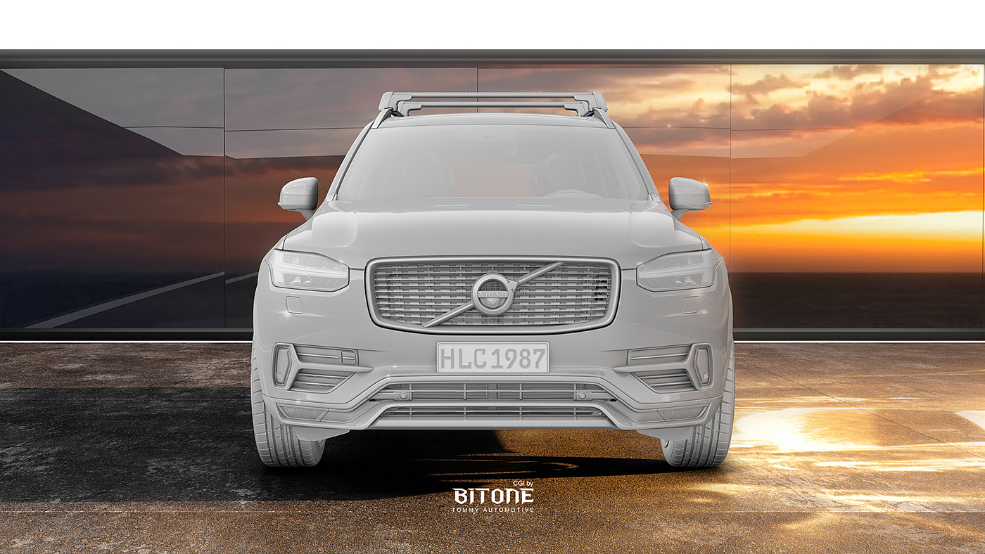 Tommy Huang，XC90，Volvo，cgi，volvo，automobile，