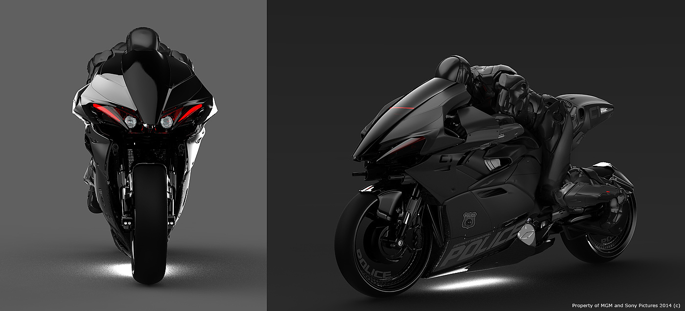modeling，Render，traffic，locomotive，motorcycle，