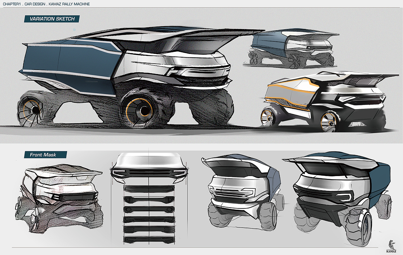 industrial design，automobile，vehicle，kamaz，