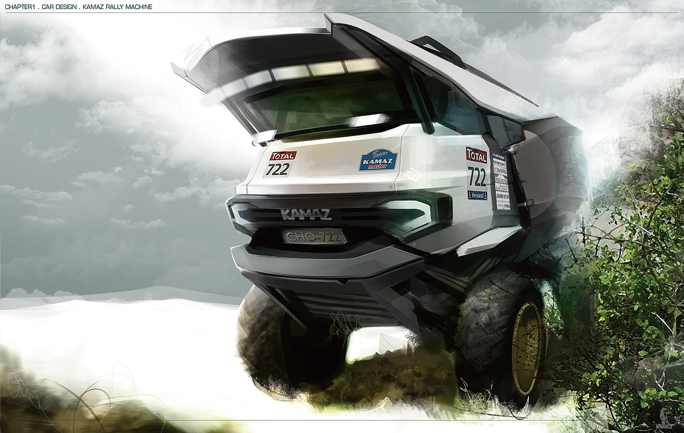 industrial design，automobile，vehicle，kamaz，