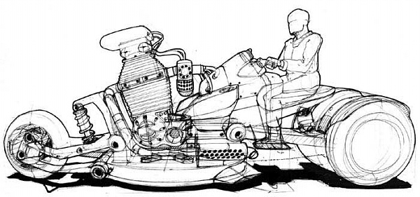 conceptual design，Hand drawn，Future vehicles，