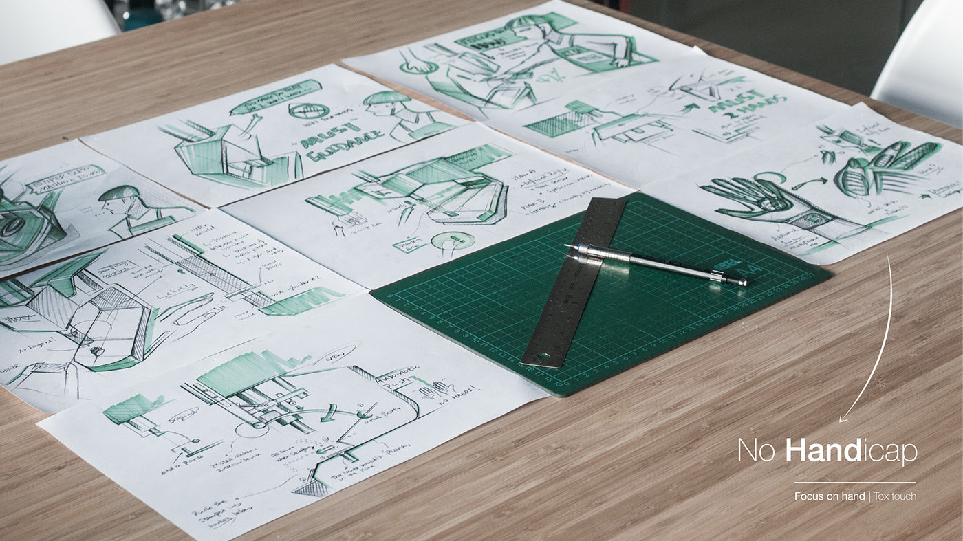 industrial design，product design，Finger cuff，factory，