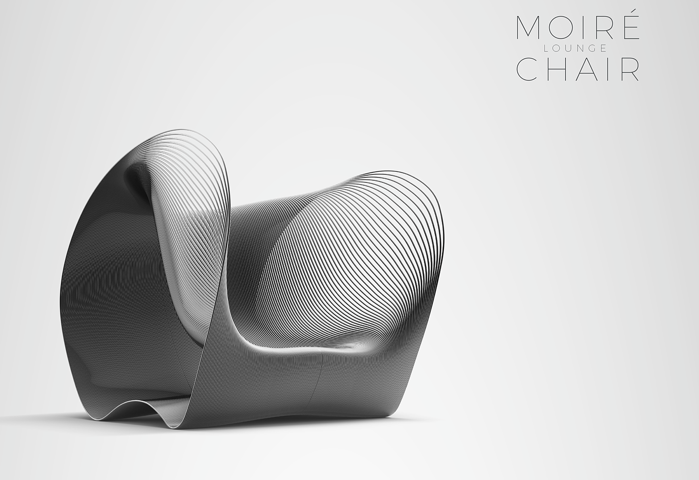 流线，MOIRE LOUNGE CHAIR，座椅，