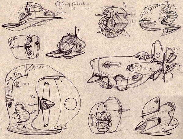 conceptual design，Hand drawn，Future vehicles，