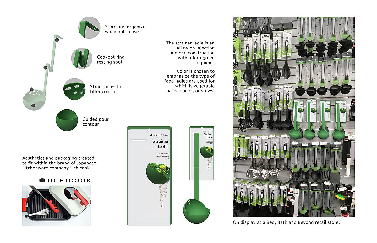 过滤勺，厨房工具，产品设计，工业设计，