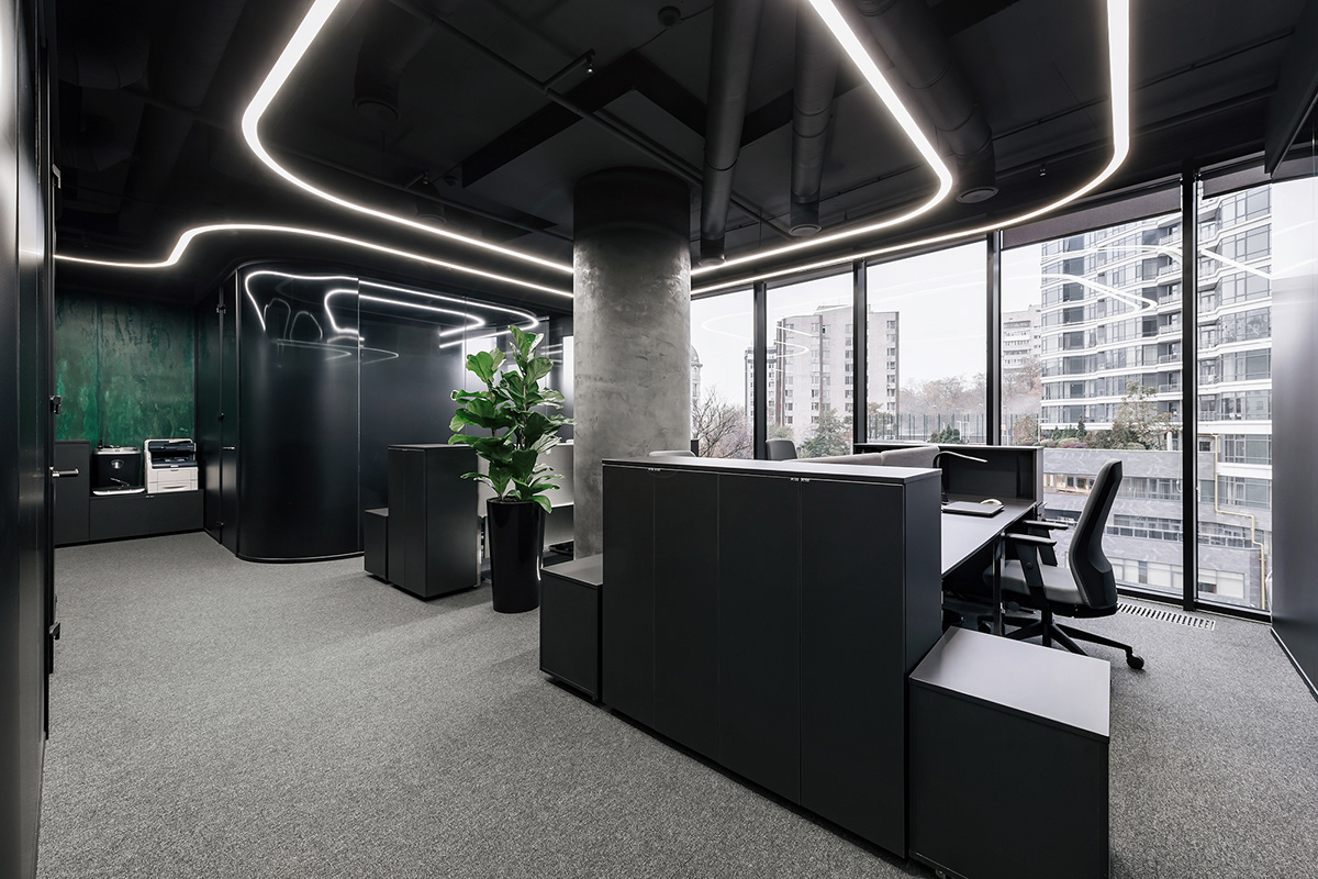 Minimalism，office space ，Interior design，industrial design，