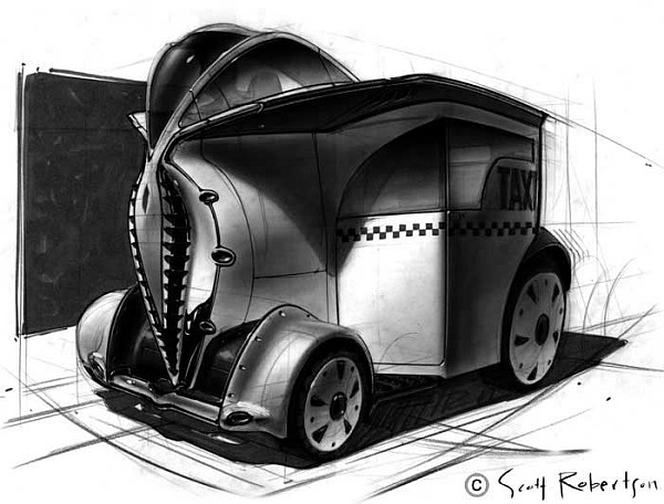 conceptual design，Hand drawn，Future vehicles，