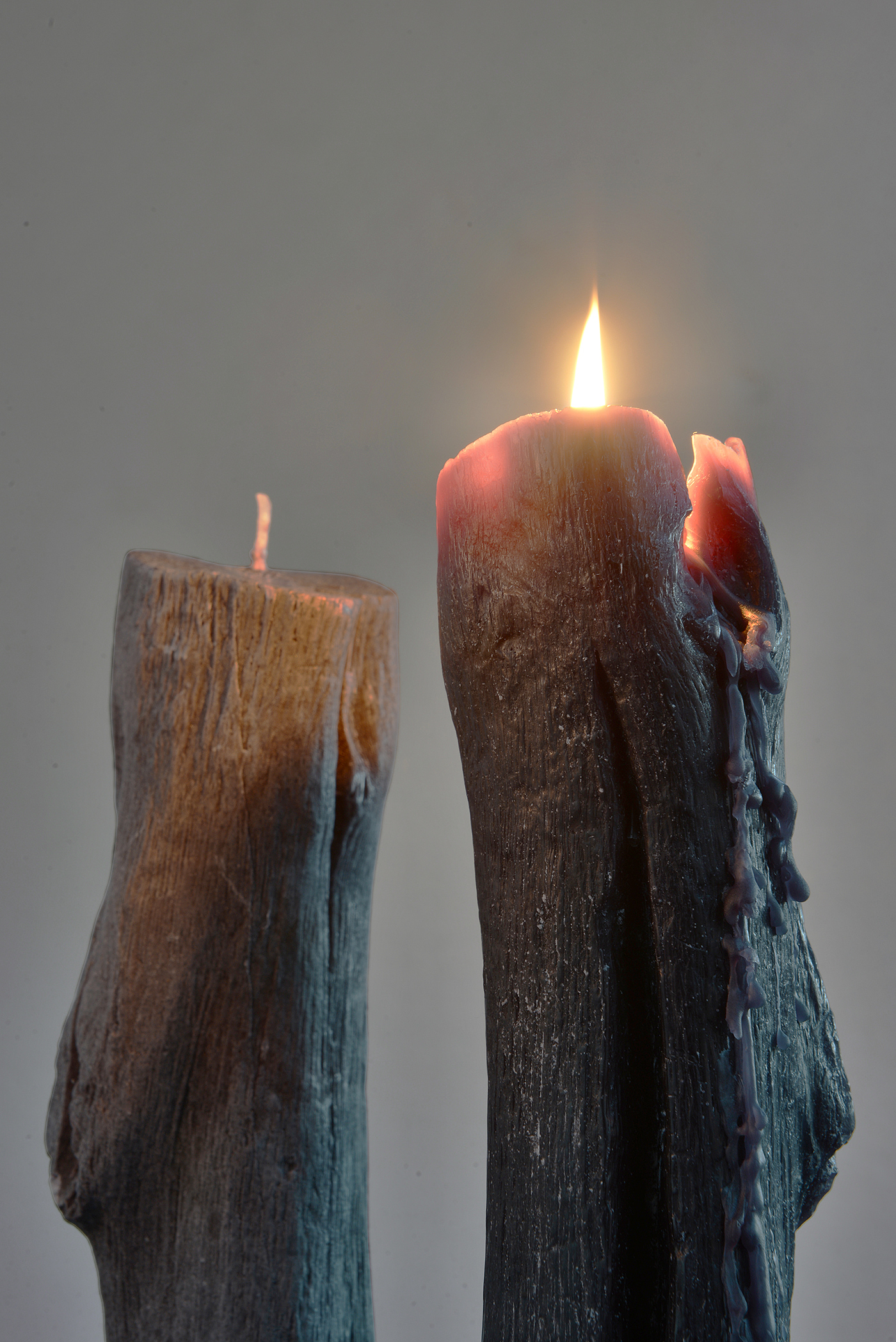 木炭蜡烛，创意，家居用品，产品设计，
