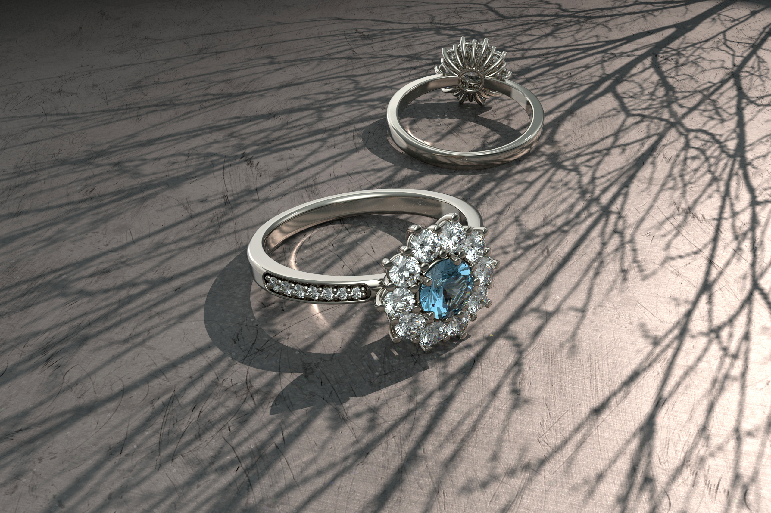 Jewellery，jewelry，keyshot，Render，