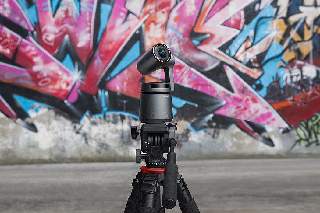 Red dot award，black，OBSBOT Tail，camera，Lu Gan，