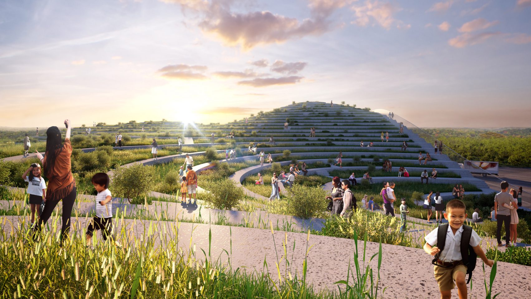 台湾,台南,mvrdv,梯田,观景台