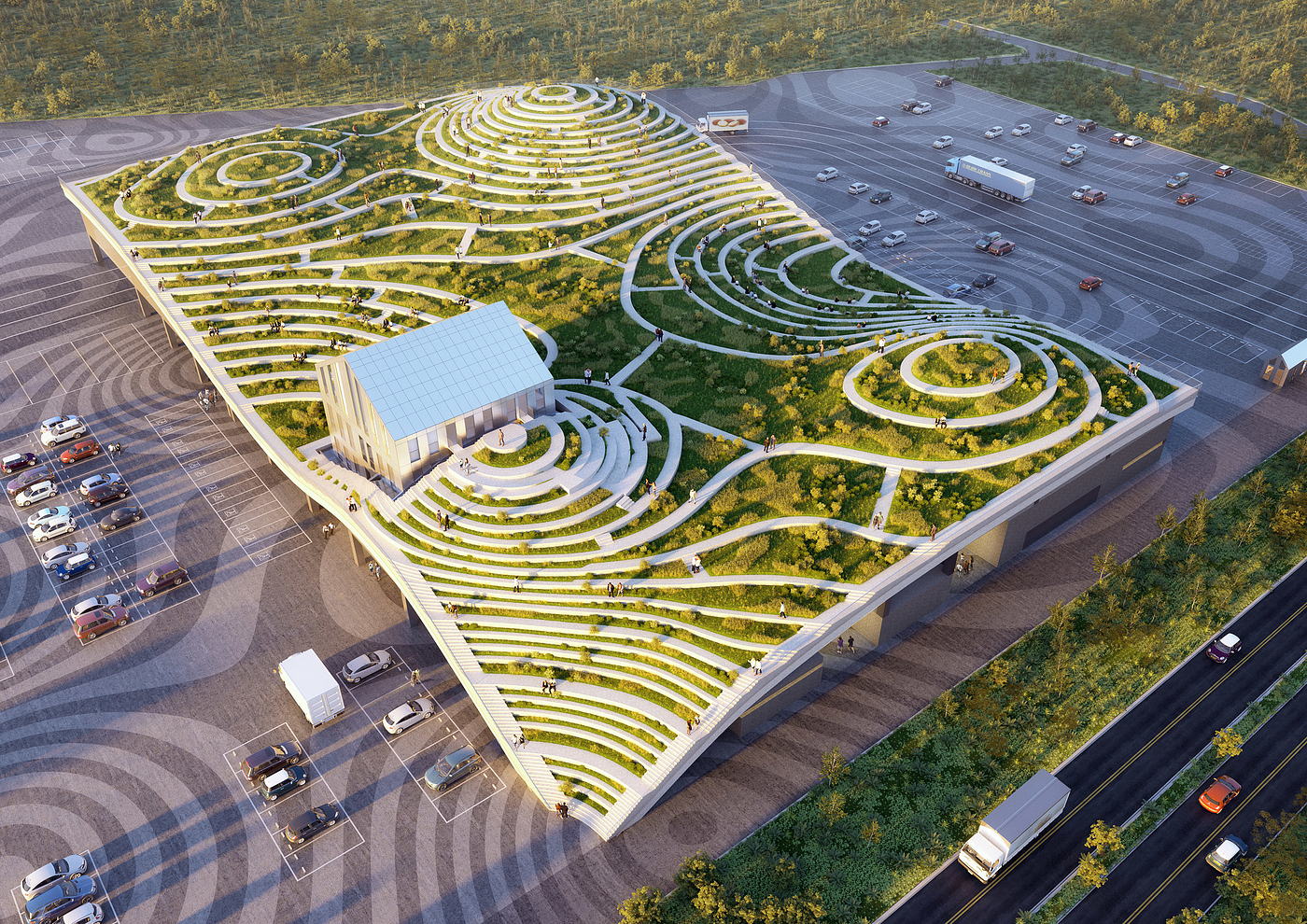 Taiwan，Tainan，MVRDV，Terrace，Viewing platform，