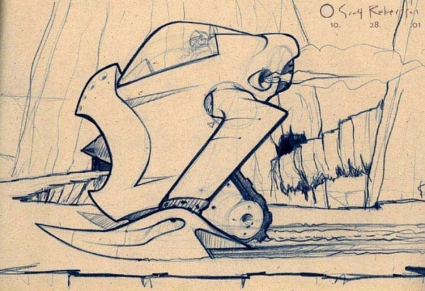 conceptual design，Hand drawn，Future vehicles，