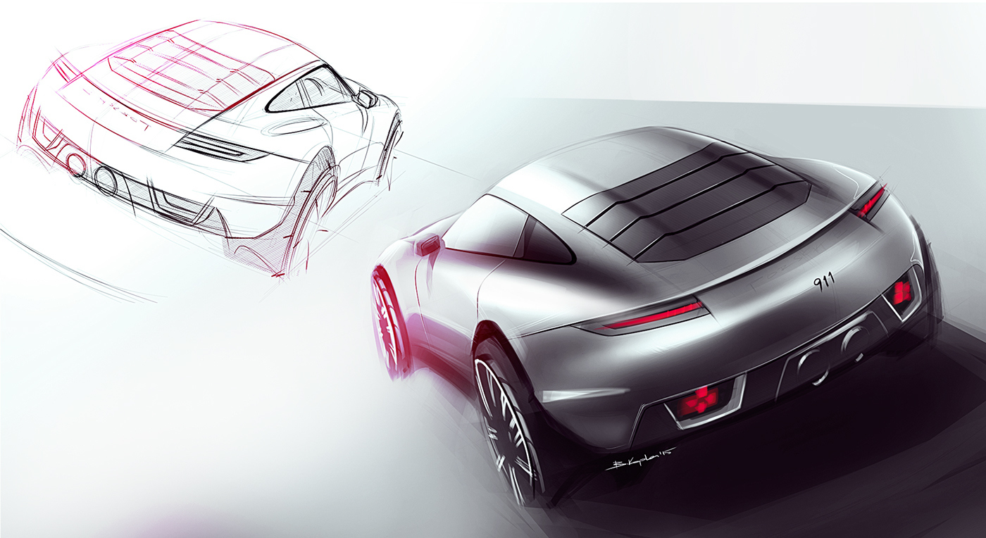 pc，Hand drawn，industrial product，