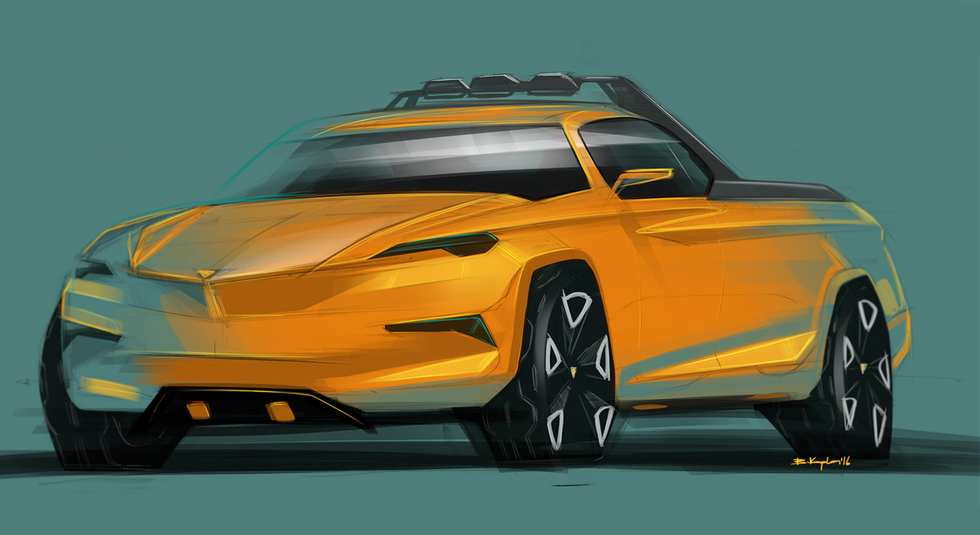 pc，Hand drawn，industrial product，