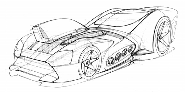 conceptual design，Hand drawn，Future vehicles，