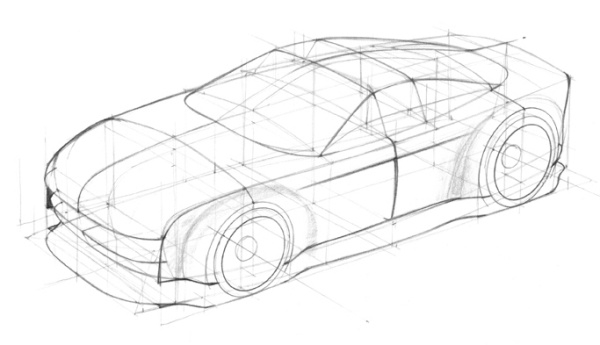 conceptual design，Future vehicles，Hand drawn，