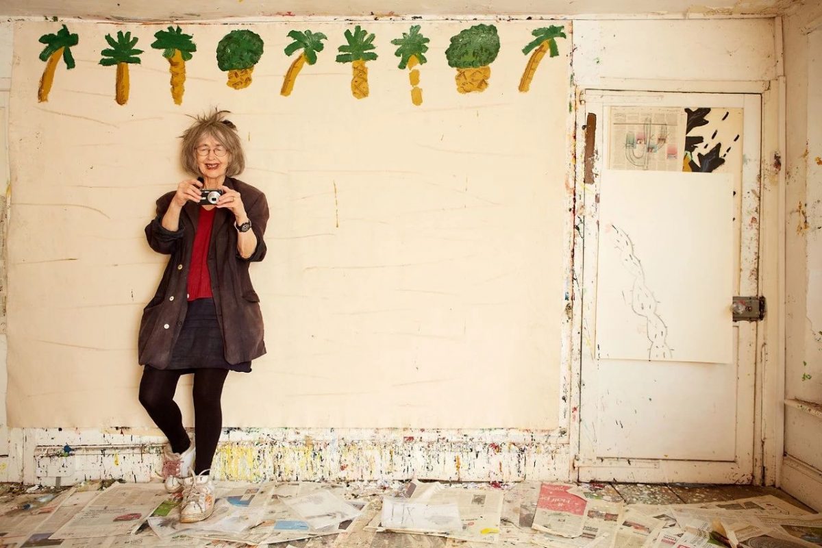 Rose Wylie，painting，britain，dad shoes，OBE Medal，