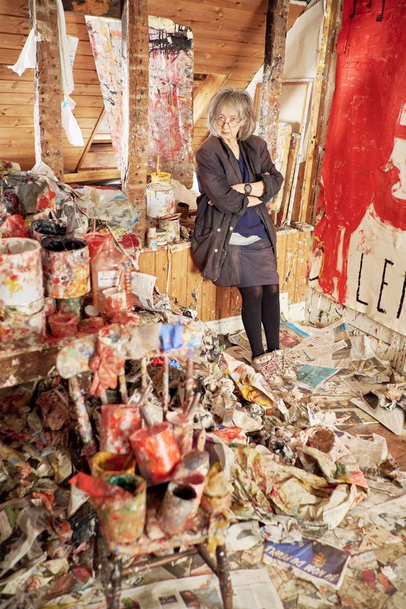 Rose Wylie，painting，britain，dad shoes，OBE Medal，