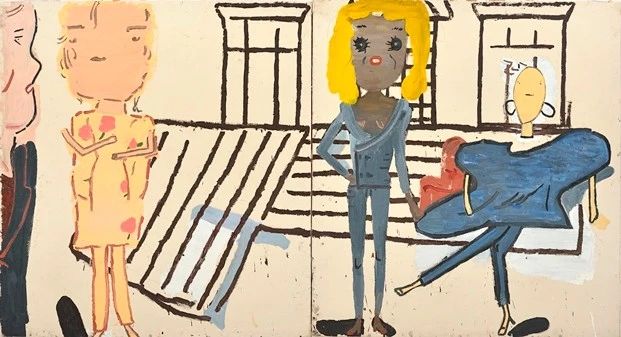 Rose Wylie，painting，britain，dad shoes，OBE Medal，