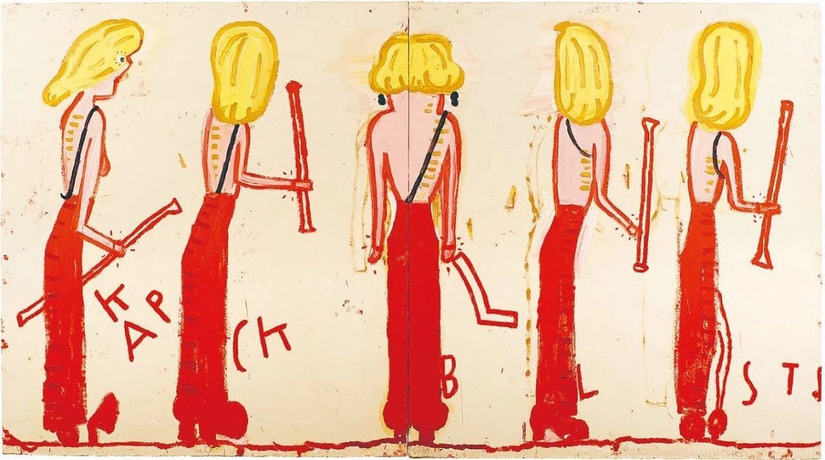 Rose Wylie，画，英国，dad shoes，OBE勋章，