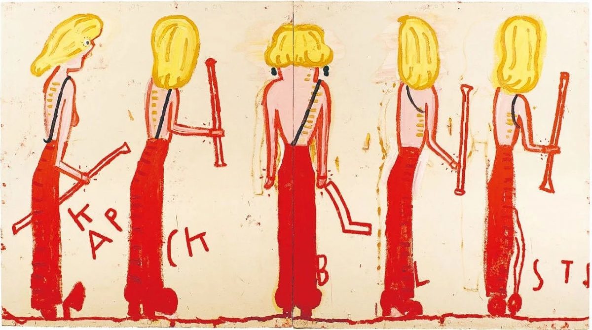 Rose Wylie，painting，britain，dad shoes，OBE Medal，