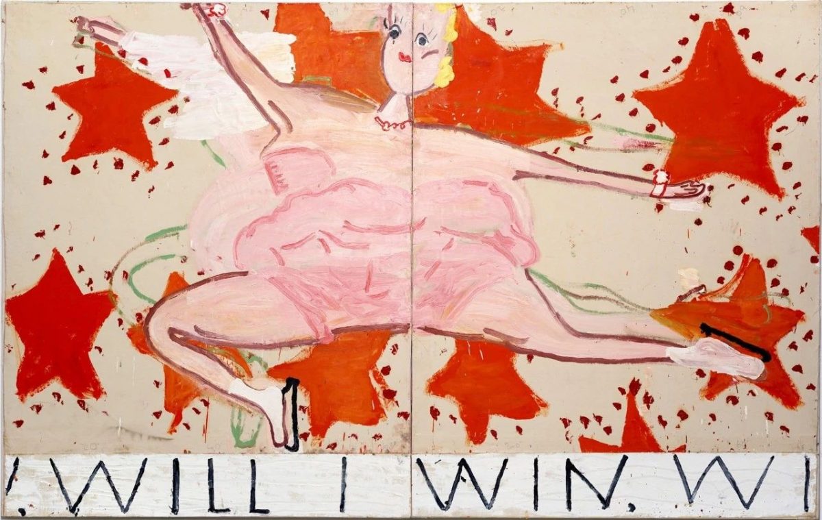 Rose Wylie，painting，britain，dad shoes，OBE Medal，