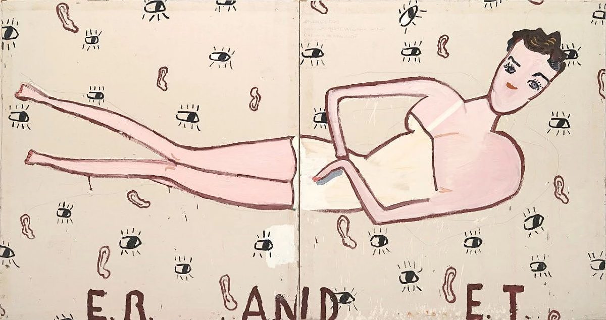 Rose Wylie，painting，britain，dad shoes，OBE Medal，