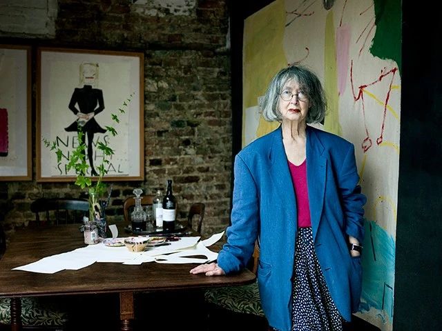 Rose Wylie，painting，britain，dad shoes，OBE Medal，