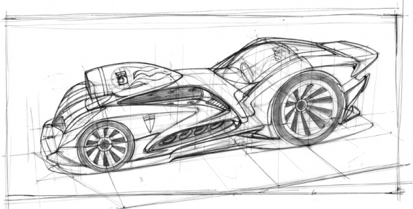 conceptual design，Future vehicles，Hand drawn，
