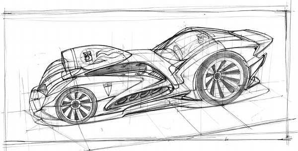conceptual design，Future vehicles，Hand drawn，