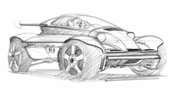 conceptual design，Future vehicles，Hand drawn，