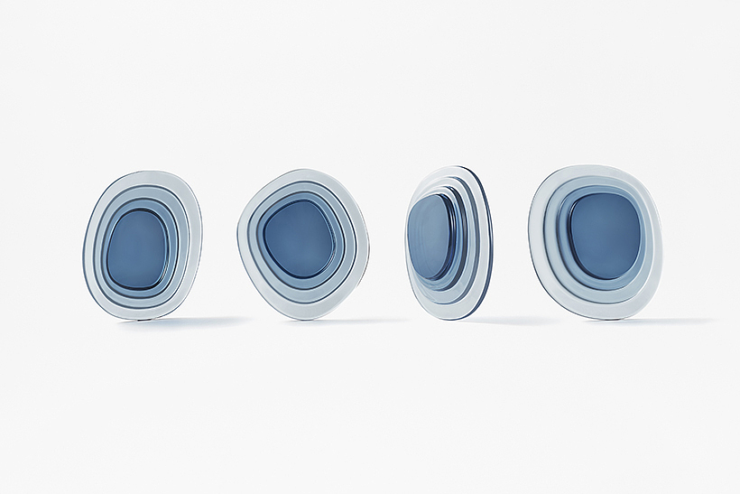 Candlestick，blue，vase，Tray，transparent，New material，furniture design ，Seat design，