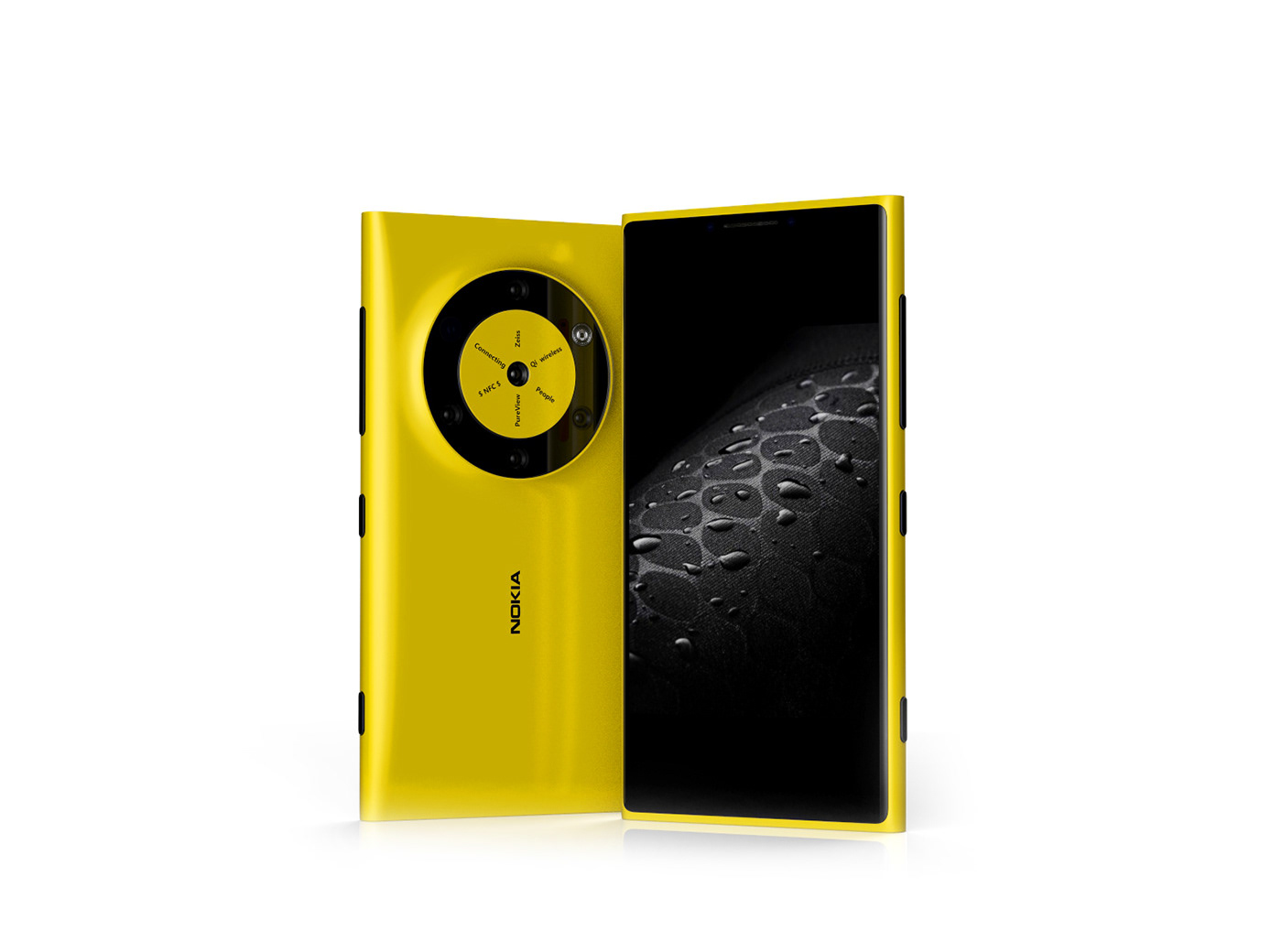 nokia，NOKIA，charge，wireless，1020 Loop，yellow，2-LA Design，