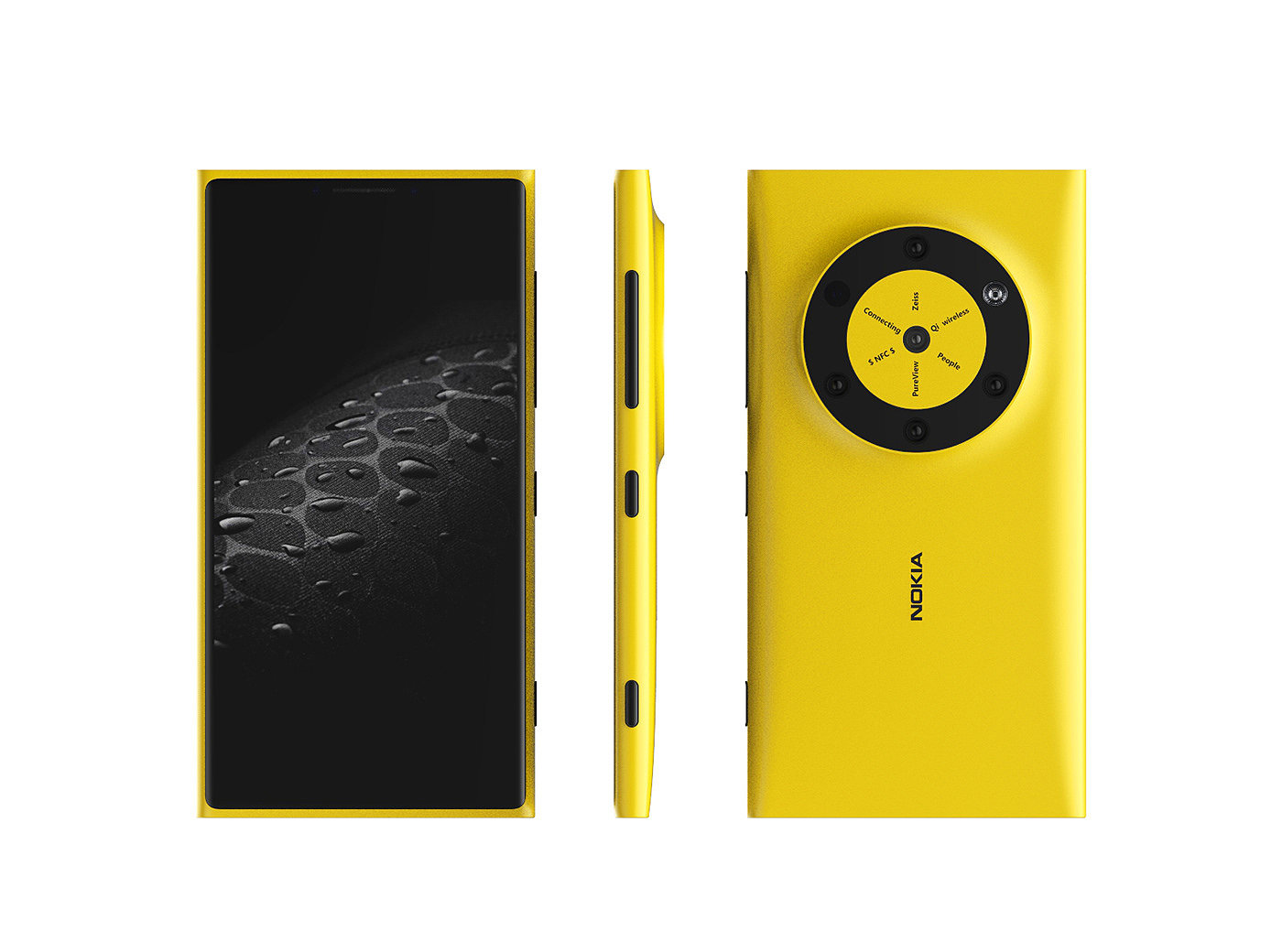 nokia，NOKIA，charge，wireless，1020 Loop，yellow，2-LA Design，