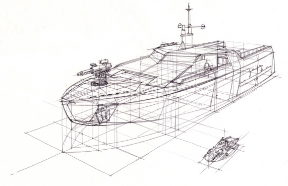 conceptual design，Future vehicles，Hand drawn，